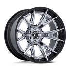 Fuel 1Pc Fc402 Catalyst 20X10 -18 Chrome W/ Gloss Black Lip