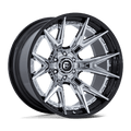 Fuel 1Pc Fc402 Catalyst 20X9 +20 Chrome W/ Gloss Black Lip