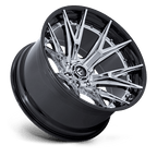 Fuel 1Pc Fc402 Catalyst 22X12 -44 Chrome W/ Gloss Black Lip