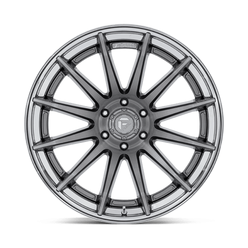 Fuel 1Pc Fc403 Burn 20X10 -18 Platinum W/ Chrome Lip