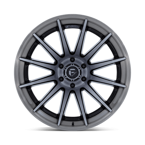 Fuel 1Pc Fc403 Burn 22X10 -18 Gloss Black Brushed Dark Tint