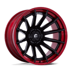 Fuel 1Pc Fc403 Burn 24X12 -44 Matte Black W/ Candy Red Lip