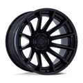 Fuel 1Pc Fc403 Burn 20X10 -18 Matte Black W/ Gloss Black Lip