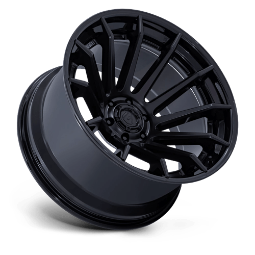Fuel 1Pc Fc403 Burn 20X10 -18 Matte Black W/ Gloss Black Lip