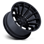 Fuel 1Pc Fc403 Burn 20X9 +1 Matte Black W/ Gloss Black Lip