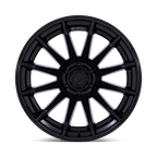 Fuel 1Pc Fc403 Burn 20X9 +1 Matte Black W/ Gloss Black Lip