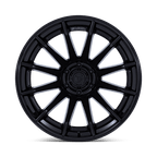 Fuel 1Pc Fc403 Burn 20X9 +1 Matte Black W/ Gloss Black Lip