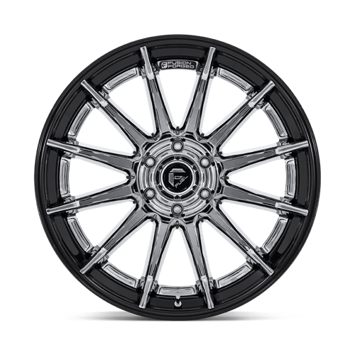 Fuel 1Pc Fc403 Burn 20X10 -18 Chrome W/ Gloss Black Lip