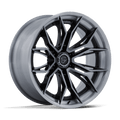 Fuel 1Pc Fc404 Mutiny 22X10 +0 Gloss Black Brushed Dark Tint