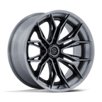 Fuel 1Pc Fc404 Mutiny 22X9.5 +20 Gloss Black Brushed Dark Tint