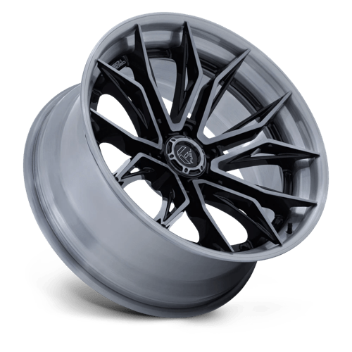 Fuel 1Pc Fc404 Mutiny 20X10 -18 Matte Black W Gloss Bronze Lip