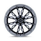 Fuel 1Pc Fc404 Mutiny 20X9 +20 Gloss Black Brushed Dark Tint