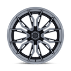 Fuel 1Pc Fc404 Mutiny 22X10 -18 Gloss Black Brushed Dark Tint