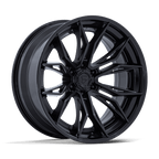 Fuel 1Pc Fc404 Mutiny 20X9 +1 Matte Black W/ Gloss Black Lip