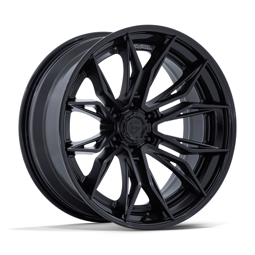Fuel 1Pc Fc404 Mutiny 22X10 +0 Matte Black W/ Gloss Black Lip