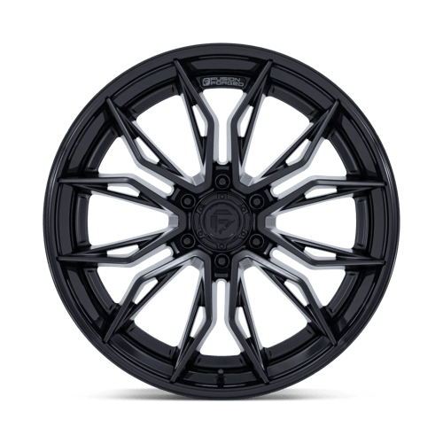 Fuel 1Pc Fc404 Mutiny 20X9 +1 Matte Black W/ Gloss Black Lip