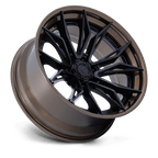 Fuel 1Pc Fc404 Mutiny 22X9.5 +20 Matte Black W Gloss Bronze Lip