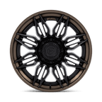 Fuel 1Pc Fc404 Mutiny 20X10 -18 Matte Black W Gloss Bronze Lip