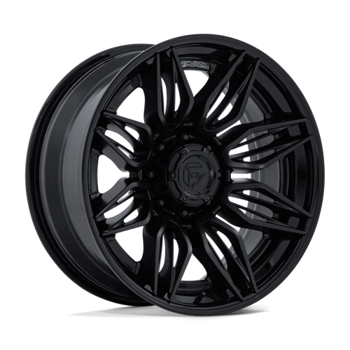 Fuel 1Pc Fc404 Mutiny 20X9 +1 Matte Black W/ Gloss Black Lip