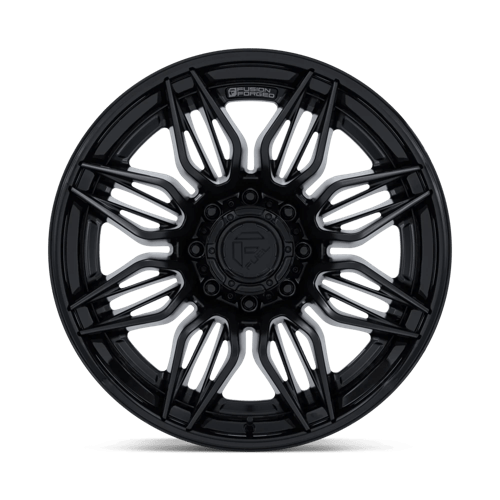 Fuel 1Pc Fc404 Mutiny 20X9 +1 Matte Black W/ Gloss Black Lip