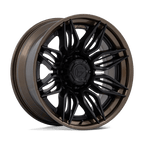 Fuel 1Pc Fc404 Mutiny 20X9 +20 Matte Black W Gloss Bronze Lip