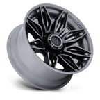 Fuel 1Pc Fc404 Mutiny 20X10 -18 Gloss Black Brushed Dark Tint