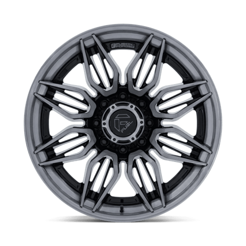 Fuel 1Pc Fc404 Mutiny 20X9 +1 Gloss Black Brushed Dark Tint