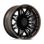 Fuel 1Pc Fc404 Mutiny 22X10 -18 Matte Black W Gloss Bronze Lip