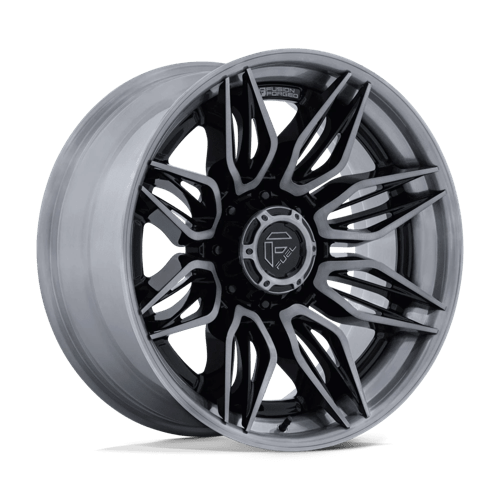 Fuel 1Pc Fc404 Mutiny 22X10 +0 Gloss Black Brushed Dark Tint