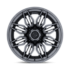 Fuel 1Pc Fc404 Mutiny 22X10 +0 Gloss Black Brushed Dark Tint
