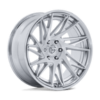 Fuel 1Pc Fc405 Dynamo 24X10 +0 Gloss Silver Brushed W/ Chr-Lp