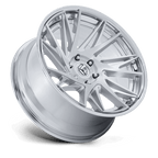 Fuel 1Pc Fc405 Dynamo 24X10 +0 Gloss Silver Brushed W/ Chr-Lp
