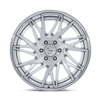 Fuel 1Pc Fc405 Dynamo 24X10 +0 Gloss Silver Brushed W/ Chr-Lp