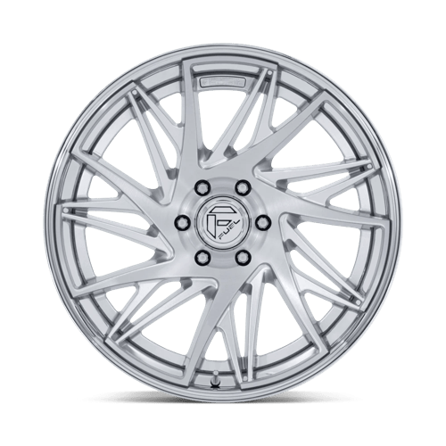 Fuel 1Pc Fc405 Dynamo 24X10 +0 Gloss Silver Brushed W/ Chr-Lp