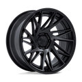 Fuel 1Pc Fc405 Dynamo 20X10 -18 Matte Black W/ Gloss Black Lip