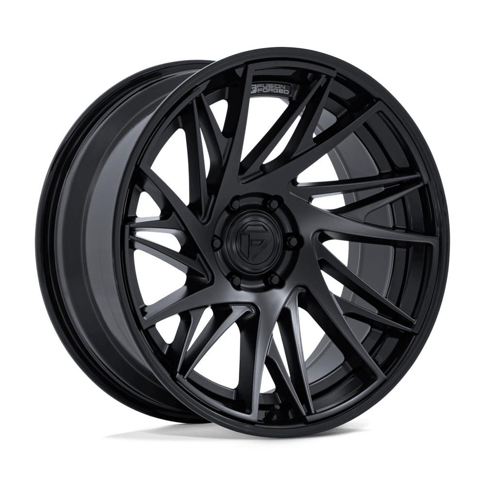 Fuel 1Pc Fc405 Dynamo 20X9 +1 Matte Black W/ Gloss Black Lip