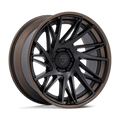 Fuel 1Pc Fc405 Dynamo 20X10 -18 Matte Black W/ G-Bronze Lip