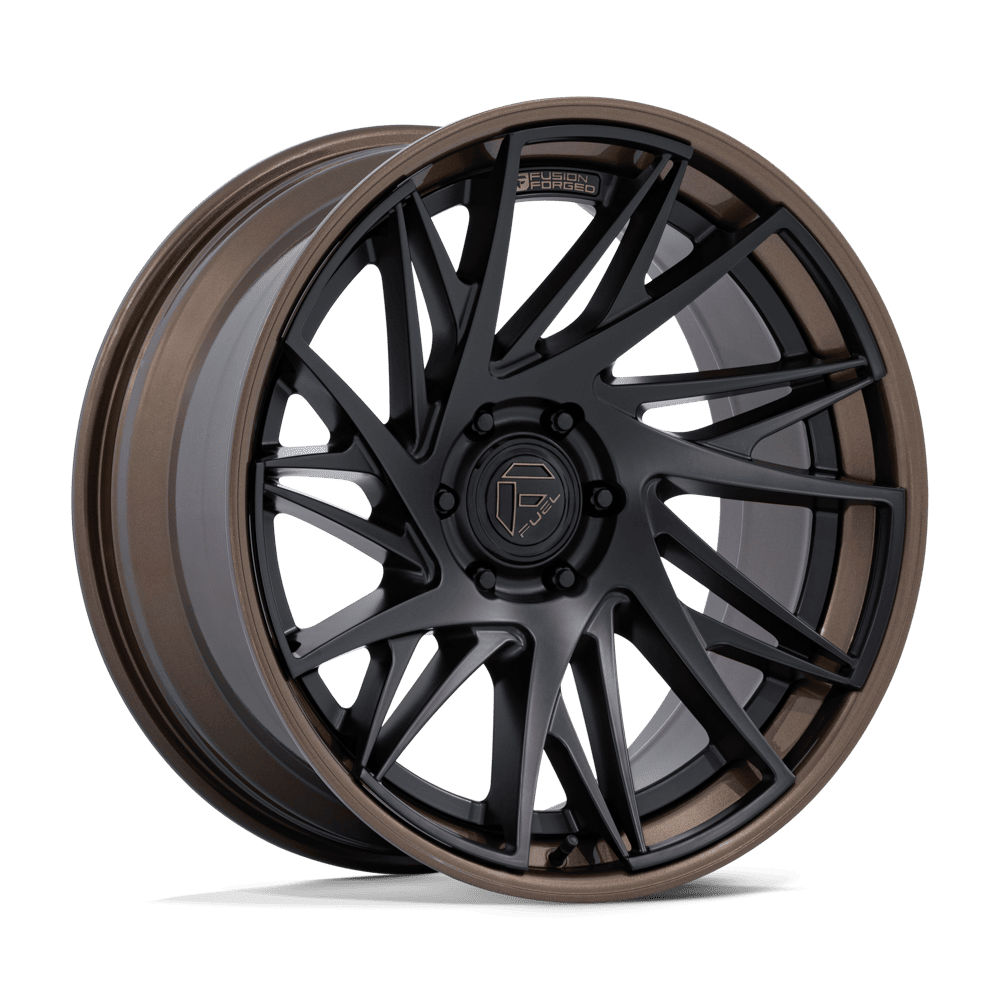 Fuel 1Pc Fc405 Dynamo 22X10 -18 Matte Black W/ G-Bronze Lip