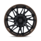Fuel 1Pc Fc405 Dynamo 22X10 -18 Matte Black W/ G-Bronze Lip