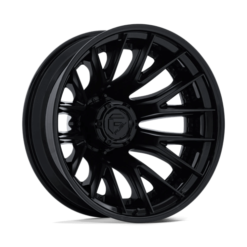 Fuel 1Pc D406 Catalyst Dually 22X8.25 -202 Matte Black W/ Gloss Black Lip