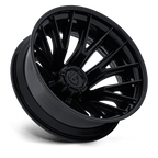 Fuel 1Pc D406 Catalyst Dually 24X8.25 -221 Matte Black W/ Gloss Black Lip