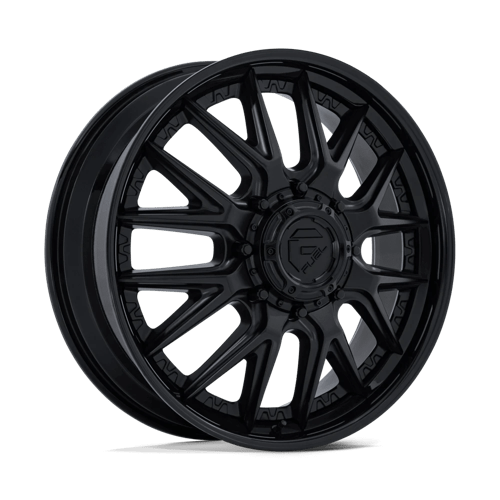 Fuel 1Pc D406 Catalyst Dually 22X8.25 +105 Matte Black W/ Gloss Black Lip