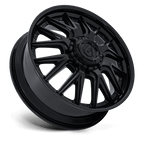 Fuel 1Pc D406 Catalyst Dually 24X8.25 +105 Matte Black W/ Gloss Black Lip