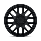 Fuel 1Pc D406 Catalyst Dually 20X8.25 +105 Matte Black W/ Gloss Black Lip