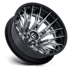 Fuel 1Pc D407 Catalyst Dually 20X8.25 -202 Chrome W/ Gloss Black Lip