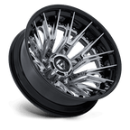 Fuel 1Pc D407 Catalyst Dually 20X8.25 -221 Chrome W/ Gloss Black Lip