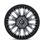 Fuel 1Pc D407 Catalyst Dually 20X8.25 -221 Chrome W/ Gloss Black Lip