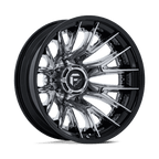 Fuel 1Pc D407 Catalyst Dually 22X8.25 -221 Chrome W/ Gloss Black Lip