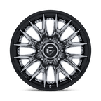 Fuel 1Pc D407 Catalyst Dually 24X8.25 -221 Chrome W/ Gloss Black Lip