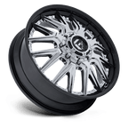 Fuel 1Pc D407 Catalyst Dually 22X8.25 +105 Chrome W/ Gloss Black Lip